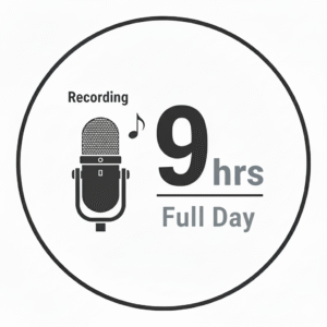 9 Hour Session (Full Day)